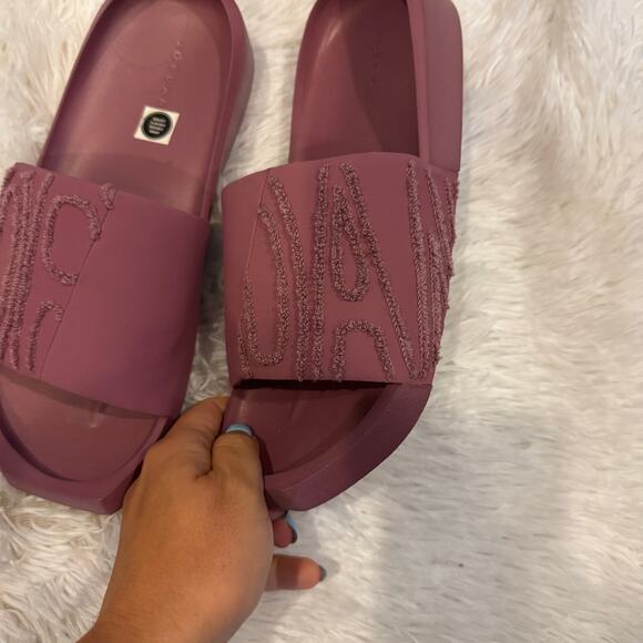 Jordan Nola Purple Slides NWOT Size 7 - Picture 2 of 8